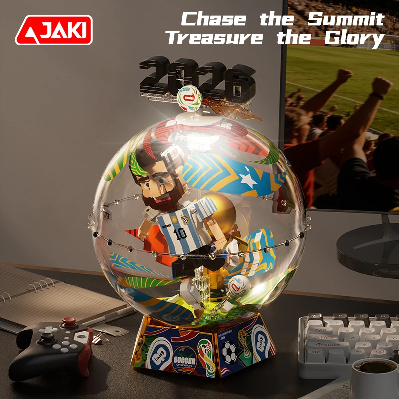 Football Merchandise Building Block Joint Movable Spherical Shell Can Rotate 360° Model Brick Soccer Themed Desktop Ornament Toy
Football Merchandise Building Block Joint Movable Spherical Shell Can Rotate 360° Model Brick Soccer Themed Desktop Ornament Toy