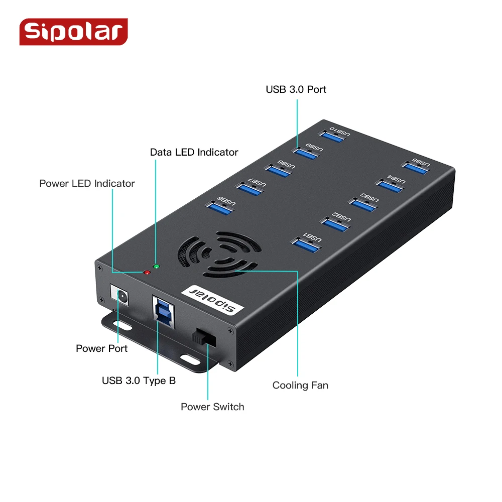Sipolar A-423 10-портовый концентратор USB 3.0 2.1A, концентратор для быстрой зарядки, разветвитель для iPhone, Samsung, Android, телефона, планшета, зарядная станция
Sipolar A-423 10-портовый концентратор USB 3.0 2.1A, концентратор для быстрой зарядки, разветвитель для iPhone, Samsung, Android, телефона, планшета, зарядная станция