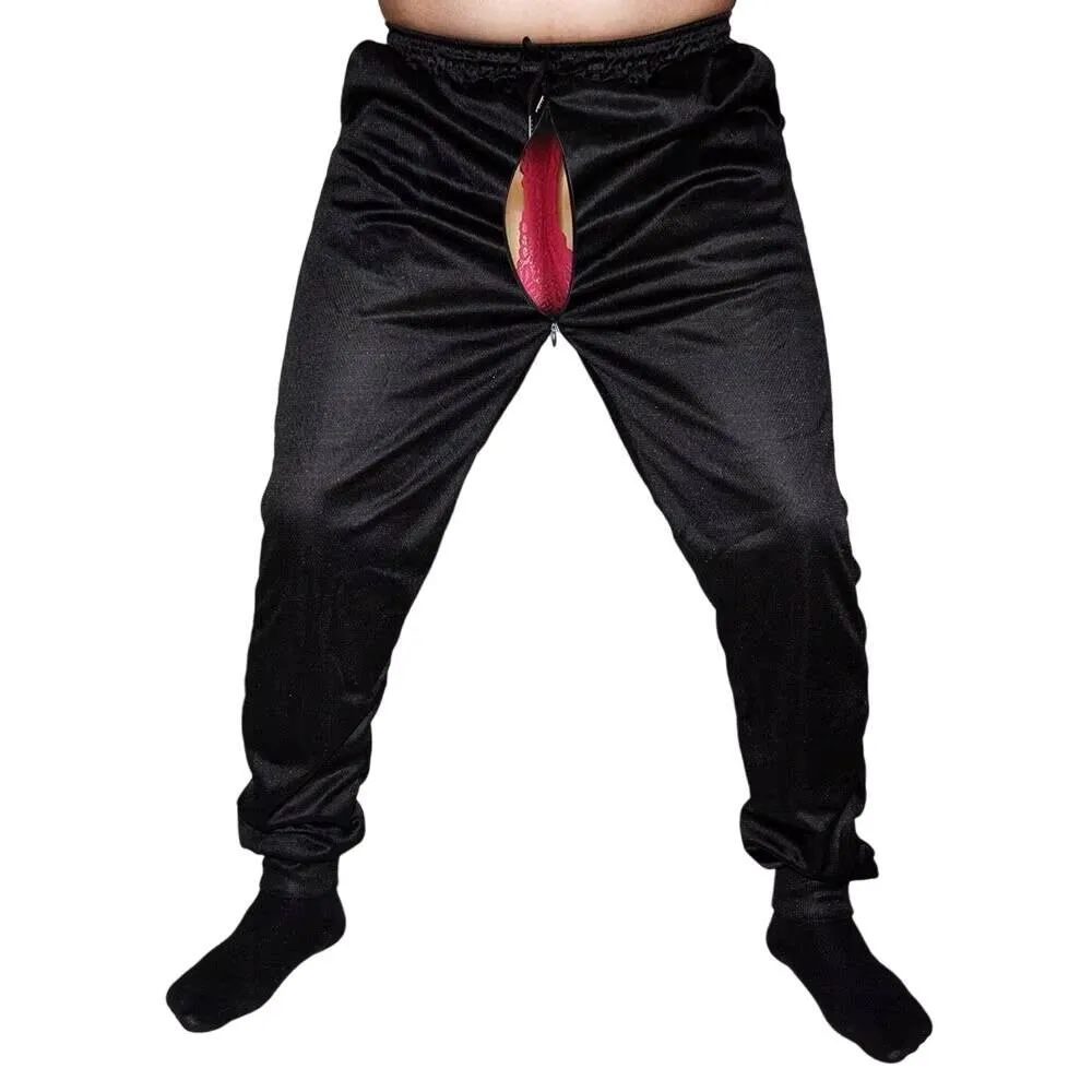 Summer Spring Invisible Zipper Open Crotch Cuffed Pants Sports Casual Black Plus Size Loose Trousers
Summer Spring Invisible Zipper Open Crotch Cuffed Pants Sports Casual Black Plus Size Loose Trousers