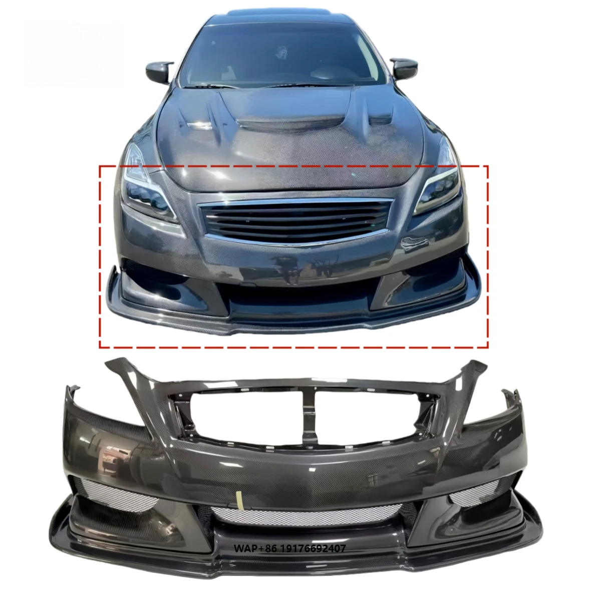 High Quality Body Kit forInfiniti G37 2011 Carbon Fiber Front Bumper Lip Spoiler
High Quality Body Kit forInfiniti G37 2011 Carbon Fiber Front Bumper Lip Spoiler