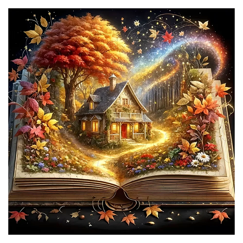 The small house in the book DIY Jigsaw Puzzle Home Decor Adults Puzzle Games Family Fun Puzzles Educational Toys for Kids
The small house in the book DIY Jigsaw Puzzle Home Decor Adults Puzzle Games Family Fun Puzzles Educational Toys for Kids
