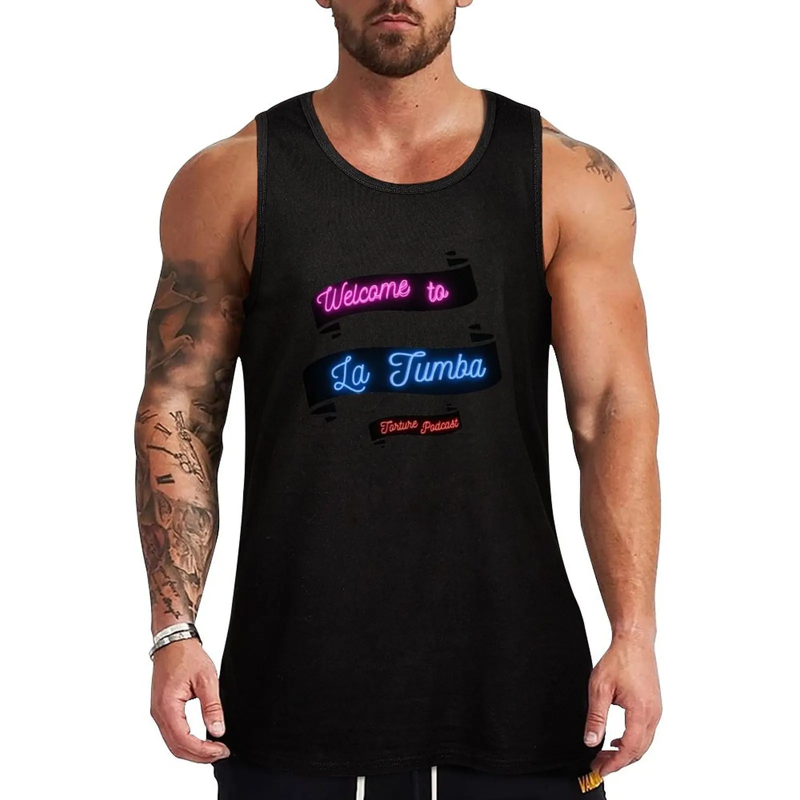 Welcome to La Tumba Tank Top Men's sleeveless gym shirts Gym t-shirt man men gym clothing t-shirts man
Welcome to La Tumba Tank Top Men's sleeveless gym shirts Gym t-shirt man men gym clothing t-shirts man