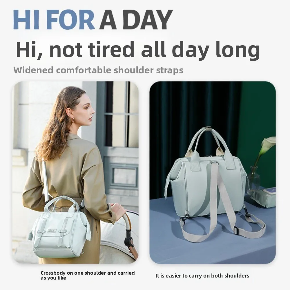 Multifunctional Mommy Backpack Large Capacity Anti Splash Water Mommy Shoulder Bag Maternity Design Durable Material
Multifunctional Mommy Backpack Large Capacity Anti Splash Water Mommy Shoulder Bag Maternity Design Durable Material