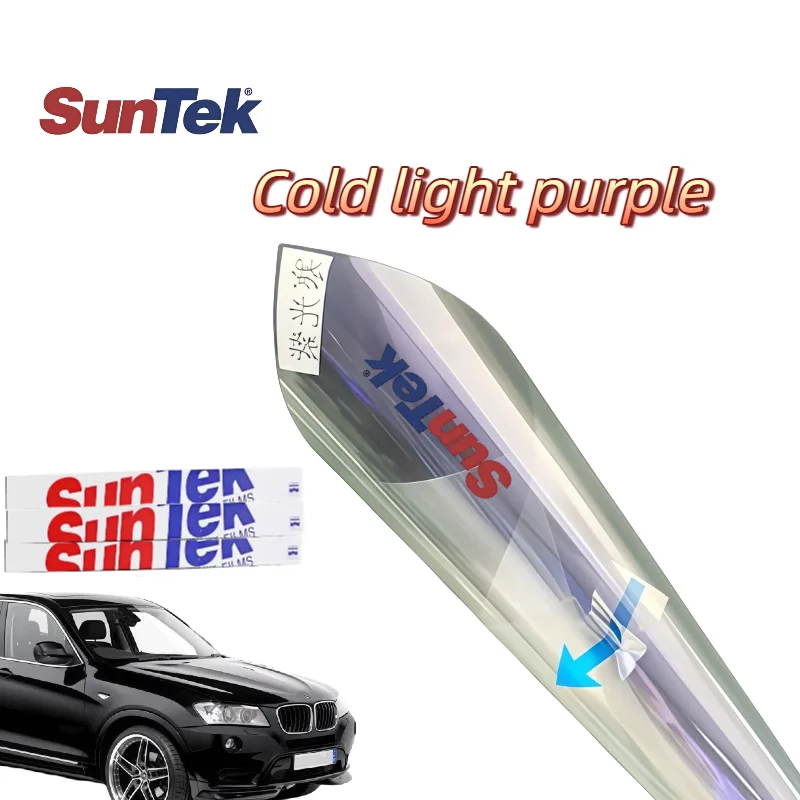 Suntek Холодная светло-фиолетовая тонировочная пленка для окон 84,3% VLT 30,3% УФ 12,5%, блокирующая IRR, прочная теплоотводящая автомобильная пленка
Suntek Холодная светло-фиолетовая тонировочная пленка для окон 84,3% VLT 30,3% УФ 12,5%, блокирующая IRR, прочная теплоотводящая автомобильная пленка