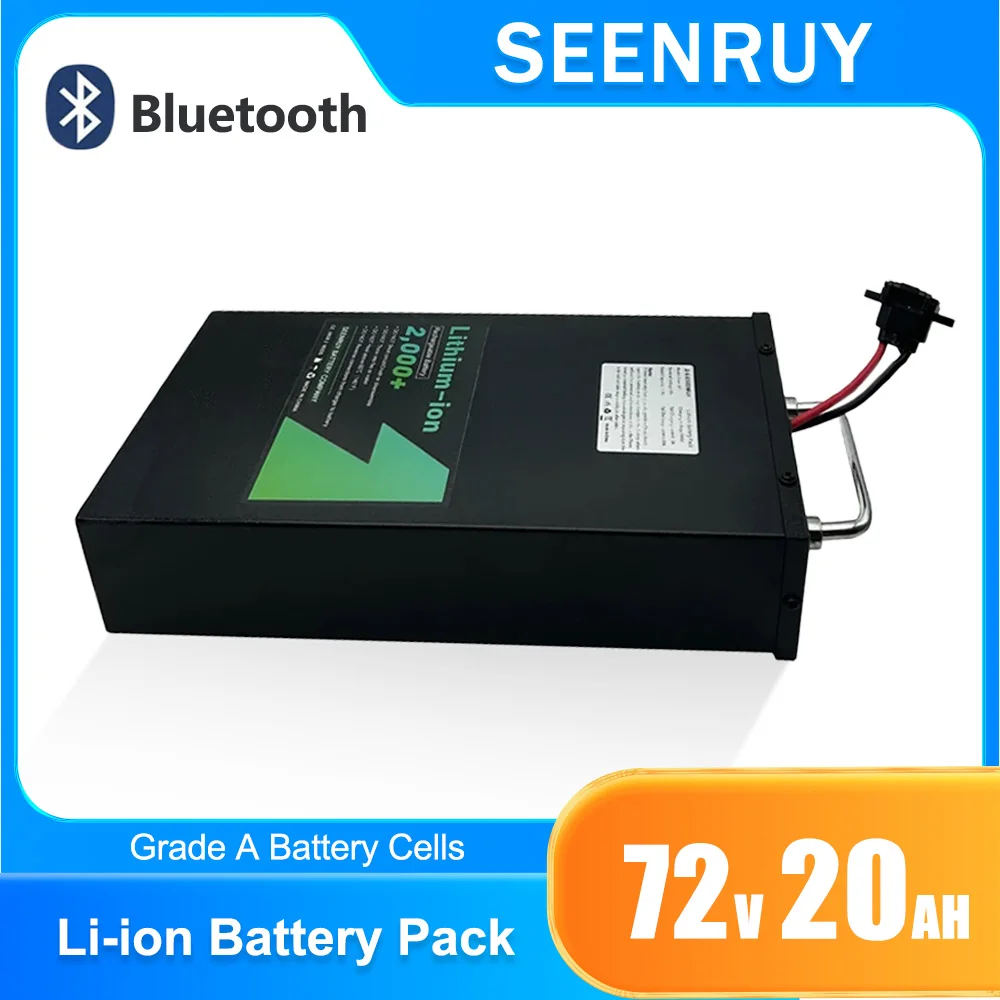 Литий-ионный аккумулятор 72 В, 20 Ач, встроенный BMS 30 А, 50 А, с зарядным устройством 5 А для электрического скутера
Литий-ионный аккумулятор 72 В, 20 Ач, встроенный BMS 30 А, 50 А, с зарядным устройством 5 А для электрического скутера