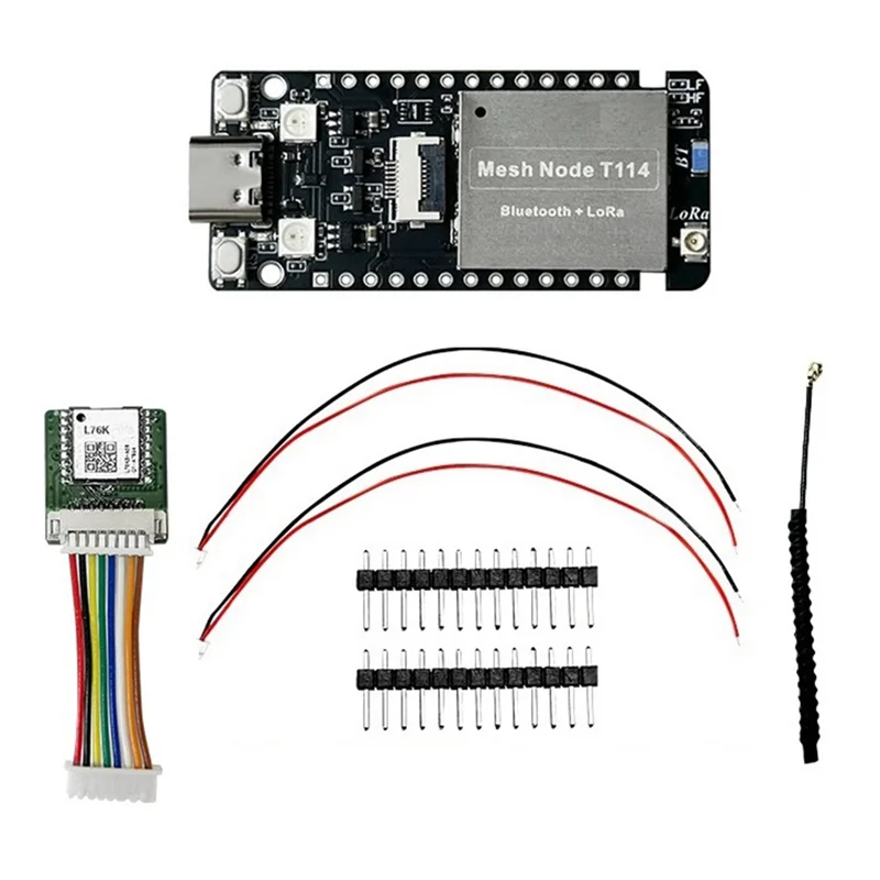 1 компл. месталастичный трекер T114 Nordic NRF52840 SX1262 Lorawan Lora для Arduino, устройство позиционирования BLE Wi-Fi 433-510 МГц
1 компл. месталастичный трекер T114 Nordic NRF52840 SX1262 Lorawan Lora для Arduino, устройство позиционирования BLE Wi-Fi 433-510 МГц
