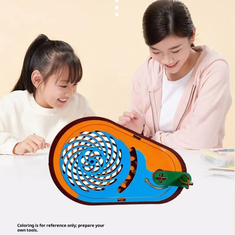 Creative DIY STEM Education Toy Wooden Optical Illusion Spinner Kit for Kids Science Play
Creative DIY STEM Education Toy Wooden Optical Illusion Spinner Kit for Kids Science Play