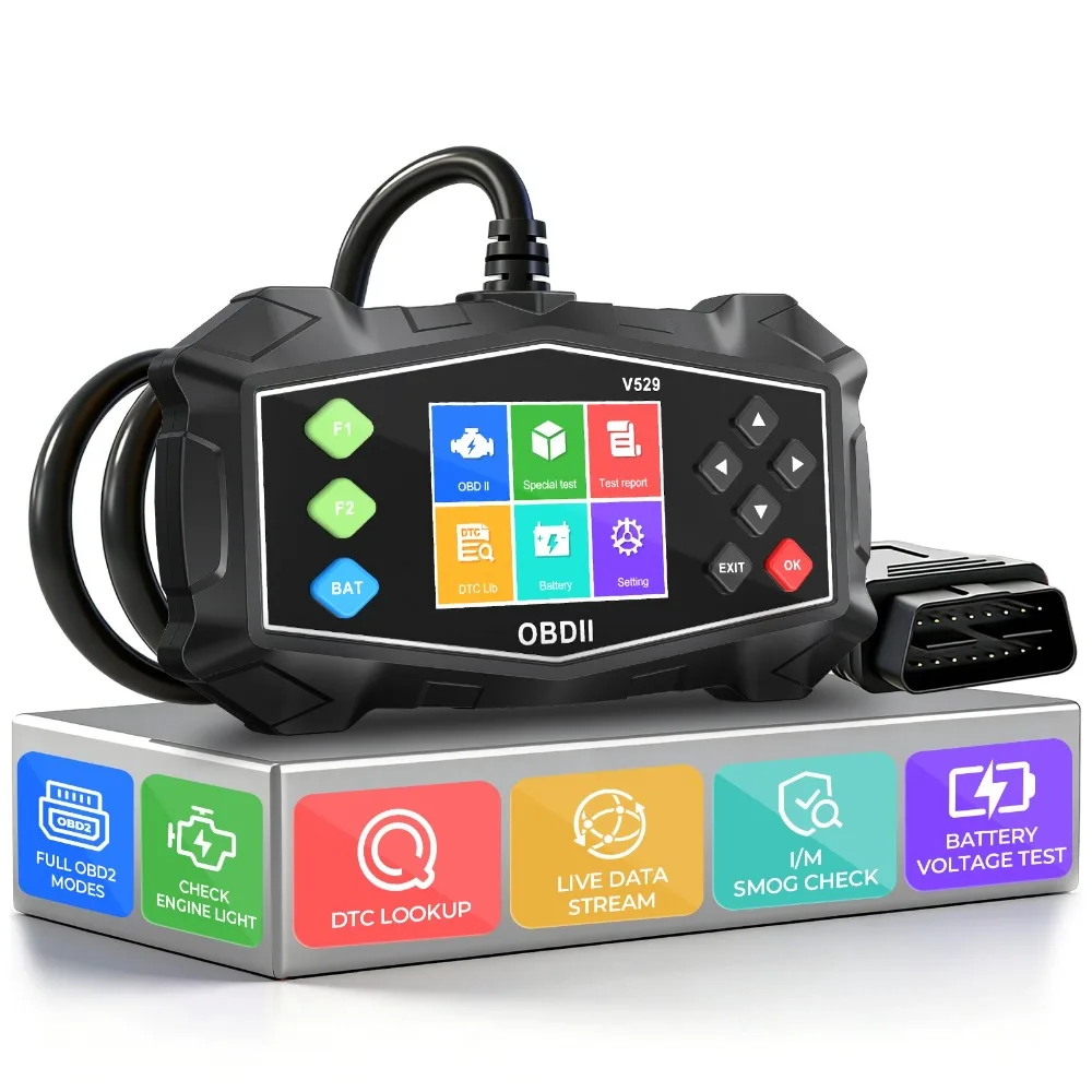 V529 OBD2 Scanner Car Diagnostic Scan Tool ABS Code Reader Battery Erase Codes
V529 OBD2 Scanner Car Diagnostic Scan Tool ABS Code Reader Battery Erase Codes