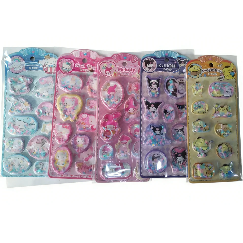 Милые аниме-наклейки Sanrio 3D с эффектом вибрации для украшения блокнотов, альбомов, дневников, школьных принадлежностей, детских игрушек
Милые аниме-наклейки Sanrio 3D с эффектом вибрации для украшения блокнотов, альбомов, дневников, школьных принадлежностей, детских игрушек