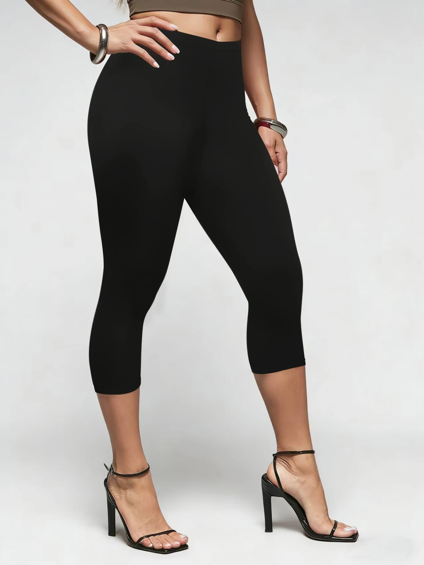 Women's Super Soft Capri Pants High Stretchy Breathable Pants No See Through Workout Running Yoga Athletic Pants Gym Leggings
Women's Super Soft Capri Pants High Stretchy Breathable Pants No See Through Workout Running Yoga Athletic Pants Gym Leggings