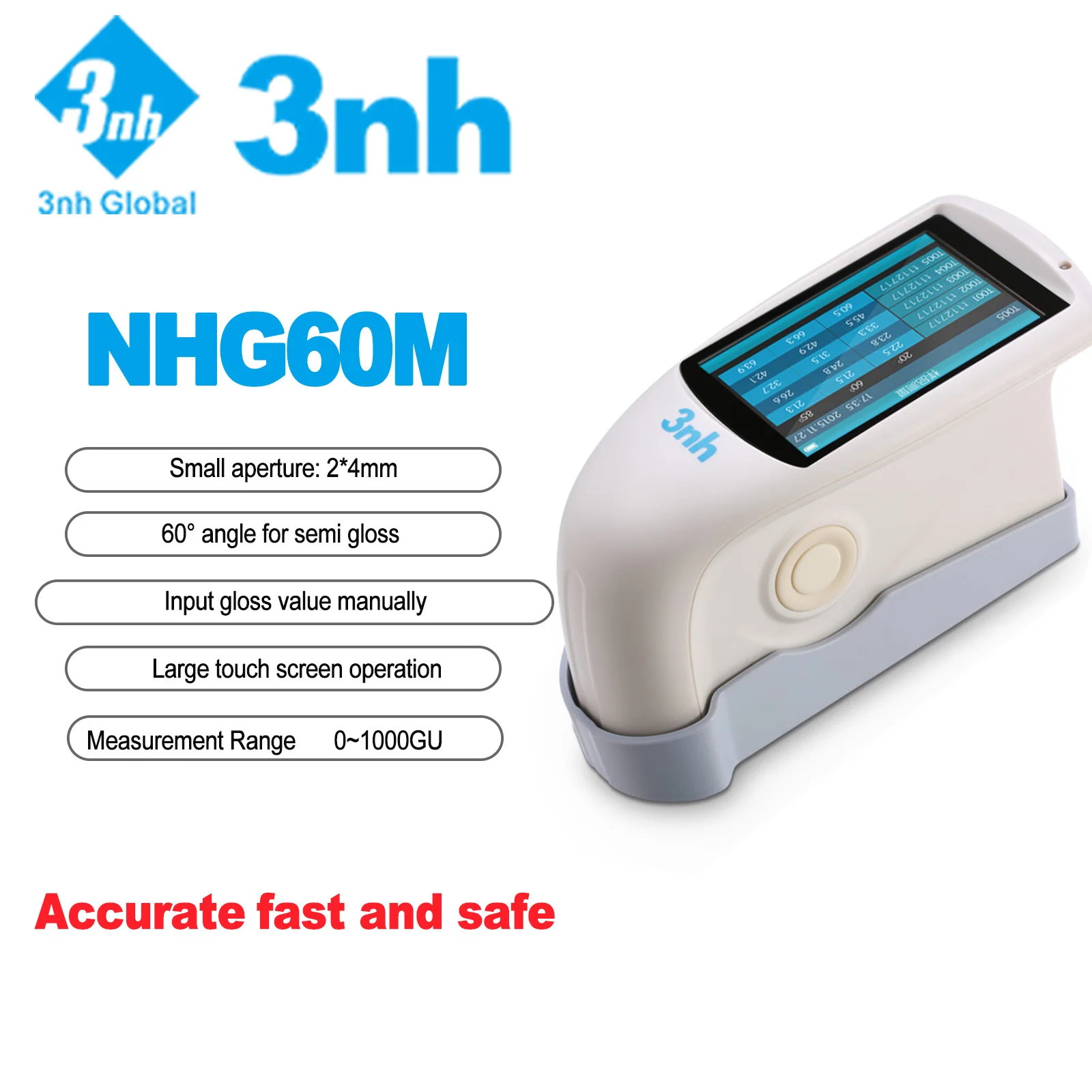 Измеритель глянца 3NH- NHG60M, высокоточный, с малой диафрагмой, интерфейс USB/RS-232, для покраски автомобиля, мрамора, гранита
Измеритель глянца 3NH- NHG60M, высокоточный, с малой диафрагмой, интерфейс USB/RS-232, для покраски автомобиля, мрамора, гранита