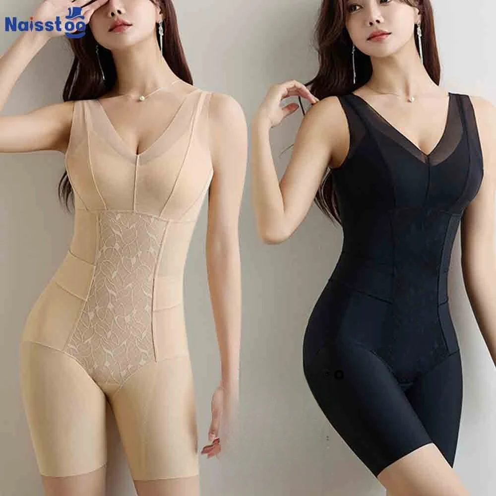 Naisstoo Full Body Shapewear Bodysuit Women Abdomen Control Open Hips Tight Slimming Body Shaper Bodysuit
Naisstoo Full Body Shapewear Bodysuit Women Abdomen Control Open Hips Tight Slimming Body Shaper Bodysuit