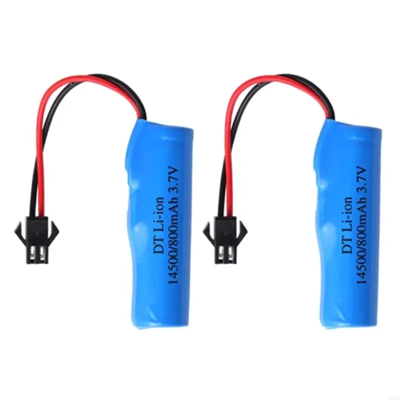 2Pieces 3.7V800mAh Liion Battery Pack Replacement for Model Play Vehicle and Remote Control Boat Aircraft Accessories
2Pieces 3.7V800mAh Liion Battery Pack Replacement for Model Play Vehicle and Remote Control Boat Aircraft Accessories