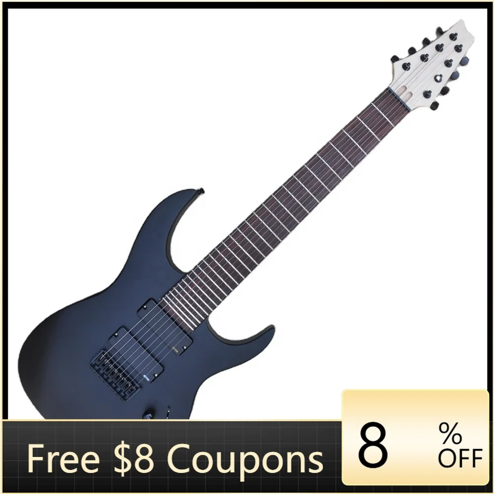 STLF Flyoung Matte Black 8 Strings Electric Guitar Stringed Instruments Rosewood Fretboard
STLF Flyoung Matte Black 8 Strings Electric Guitar Stringed Instruments Rosewood Fretboard