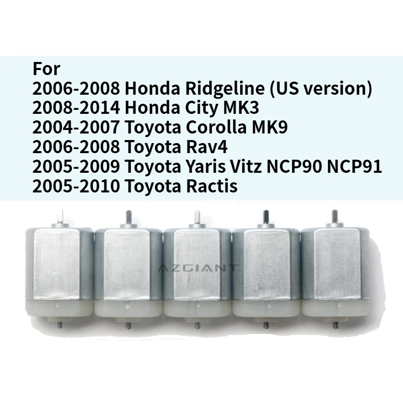 For Honda Ridgeline City Toyota Corolla Rav4 Yaris Vitz NCP90 NCP91 Ractis ExteriorReversing Rearview Mirror Fold Motor Repair
For Honda Ridgeline City Toyota Corolla Rav4 Yaris Vitz NCP90 NCP91 Ractis ExteriorReversing Rearview Mirror Fold Motor Repair