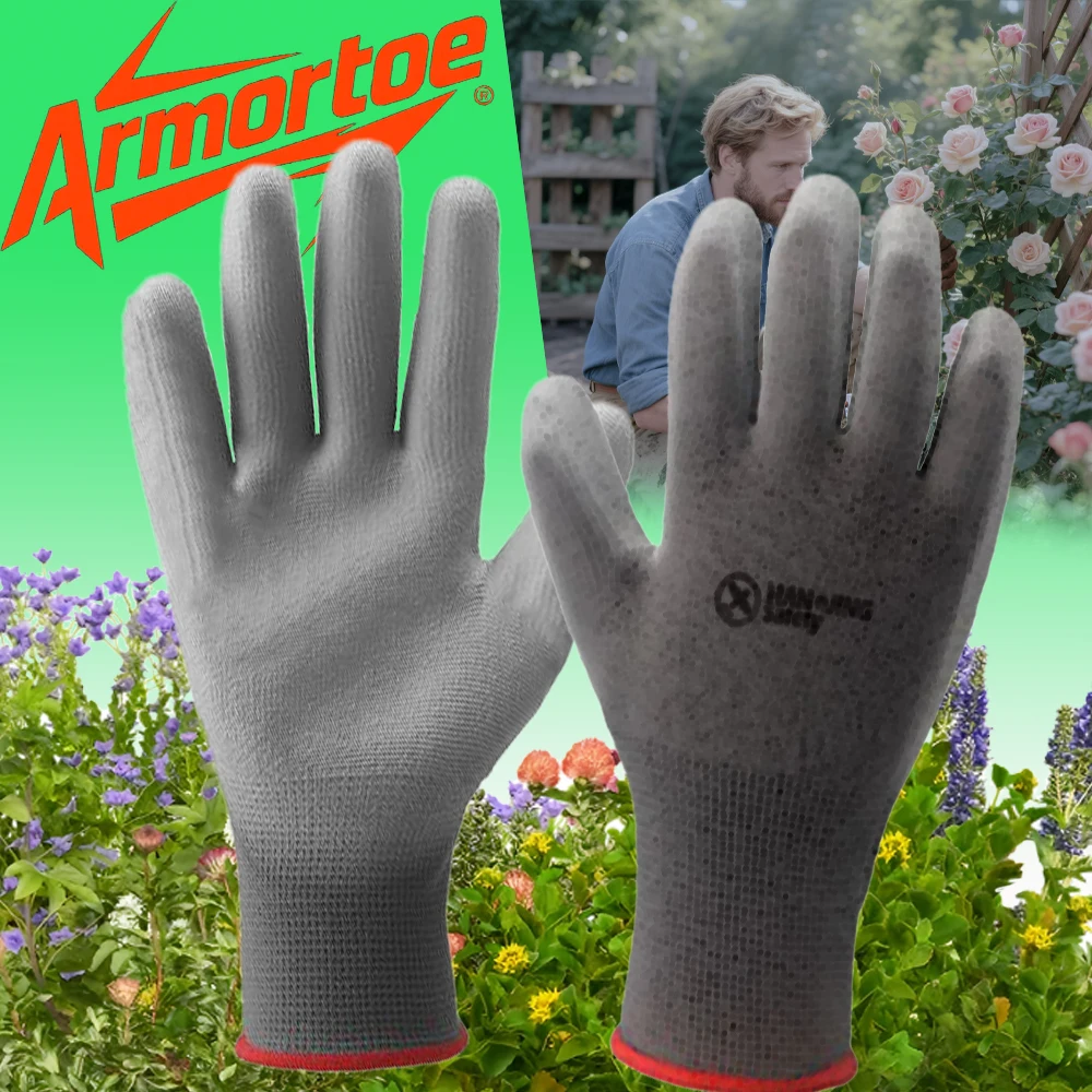 ArmorToe PU Work Gloves Black Anti-Stain Protective for Auto Repair Electronic Assembly Multi-Industry #Armor8044
ArmorToe PU Work Gloves Black Anti-Stain Protective for Auto Repair Electronic Assembly Multi-Industry #Armor8044
