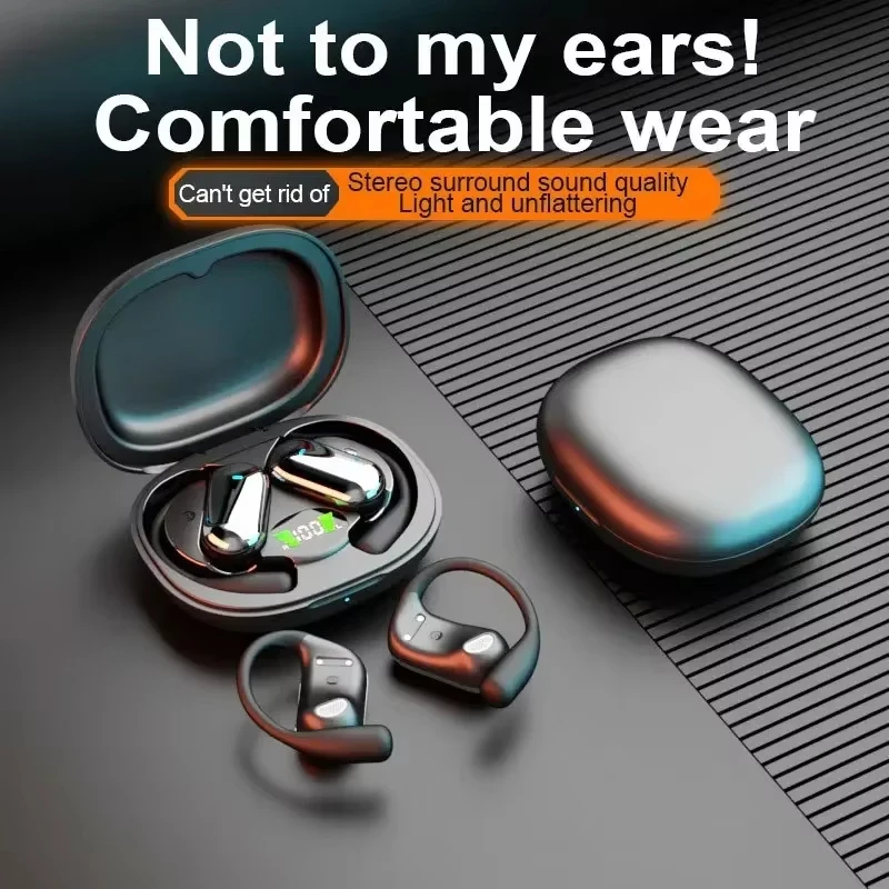 Bluetooth Headset Hanging Ear Sports Business Ows Not in Ear 15m Transmission Range Bilateral Stereo Long Life Waterproof
Bluetooth Headset Hanging Ear Sports Business Ows Not in Ear 15m Transmission Range Bilateral Stereo Long Life Waterproof