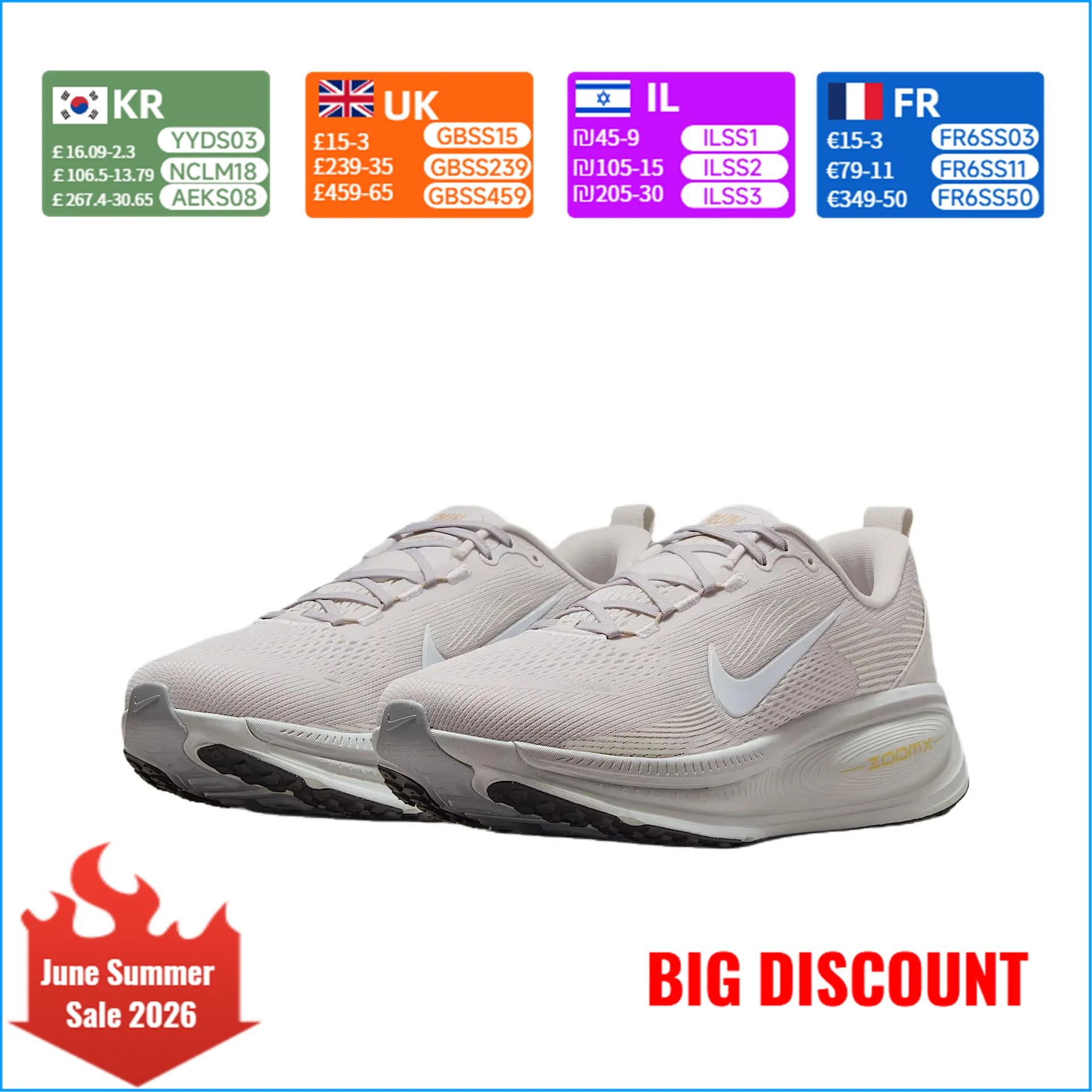 Nike Vomero 18 Durable Breathable Low-Top Casual Running Shoes for Men HM6803-009
Nike Vomero 18 Durable Breathable Low-Top Casual Running Shoes for Men HM6803-009