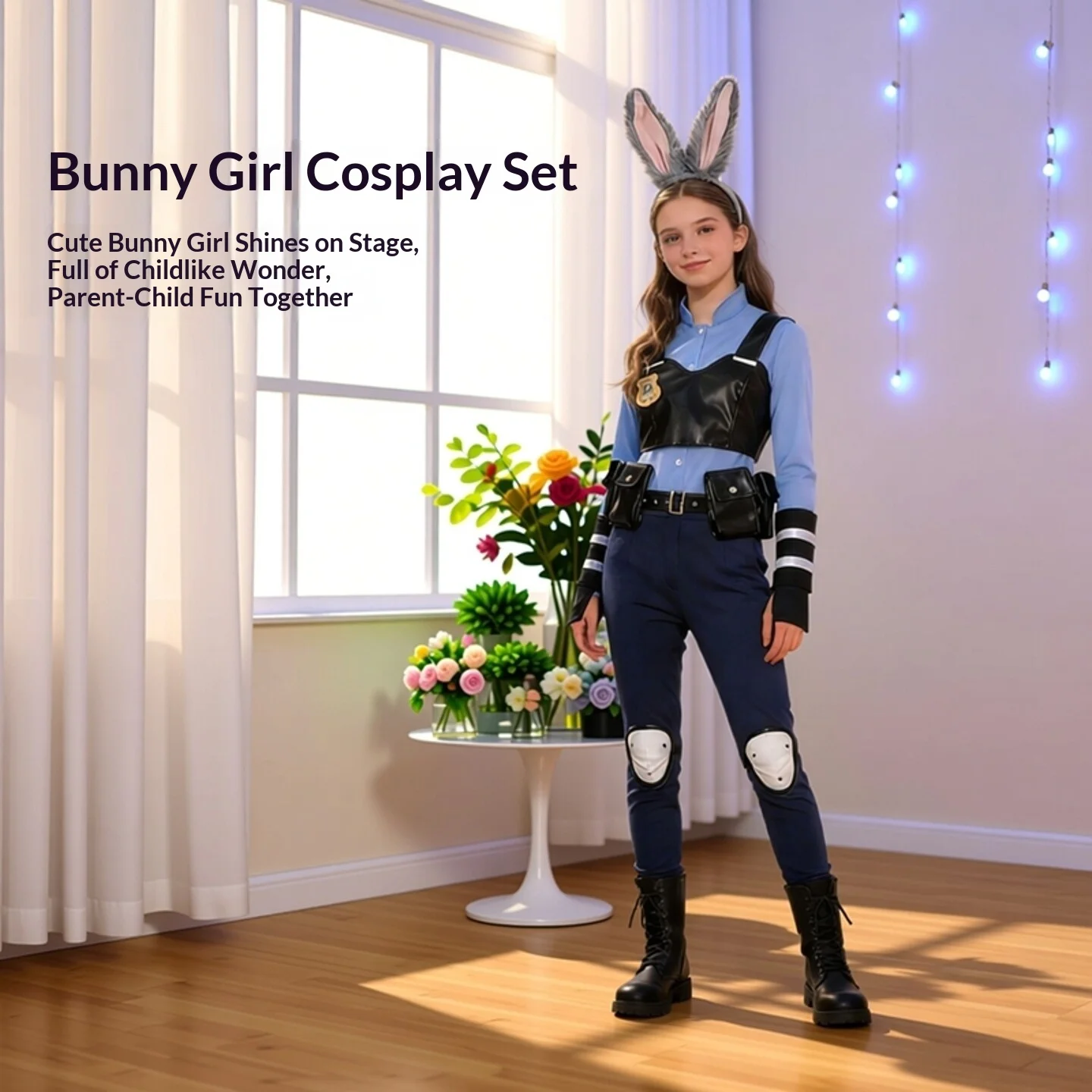 Disney Zootopia Judy Hopps Cosplay Costume Rabbit Police Officer Uniform for Kids Adult Halloween Stage Party Outfit
Disney Zootopia Judy Hopps Cosplay Costume Rabbit Police Officer Uniform for Kids Adult Halloween Stage Party Outfit