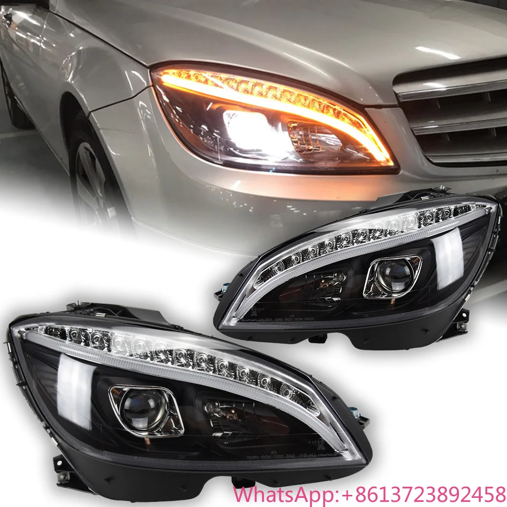 Car Lights for Mercedes-Benz C-Class W204 LED Headlights 2007-2010 C300 DRL Dynamic Signal Projector Lens Front Auto Accessories
Car Lights for Mercedes-Benz C-Class W204 LED Headlights 2007-2010 C300 DRL Dynamic Signal Projector Lens Front Auto Accessories