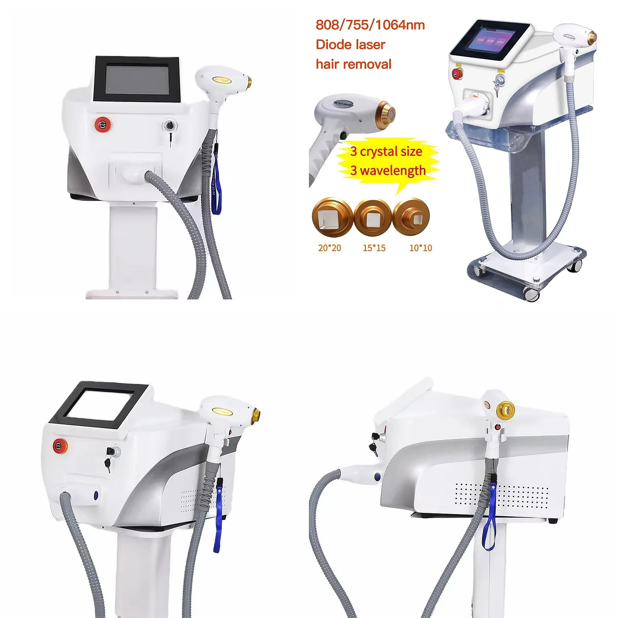 4000W Professional 808nm Diode Laser Hair Removal 755 808 1064nm Painless Freezing Point for Women
4000W Professional 808nm Diode Laser Hair Removal 755 808 1064nm Painless Freezing Point for Women
