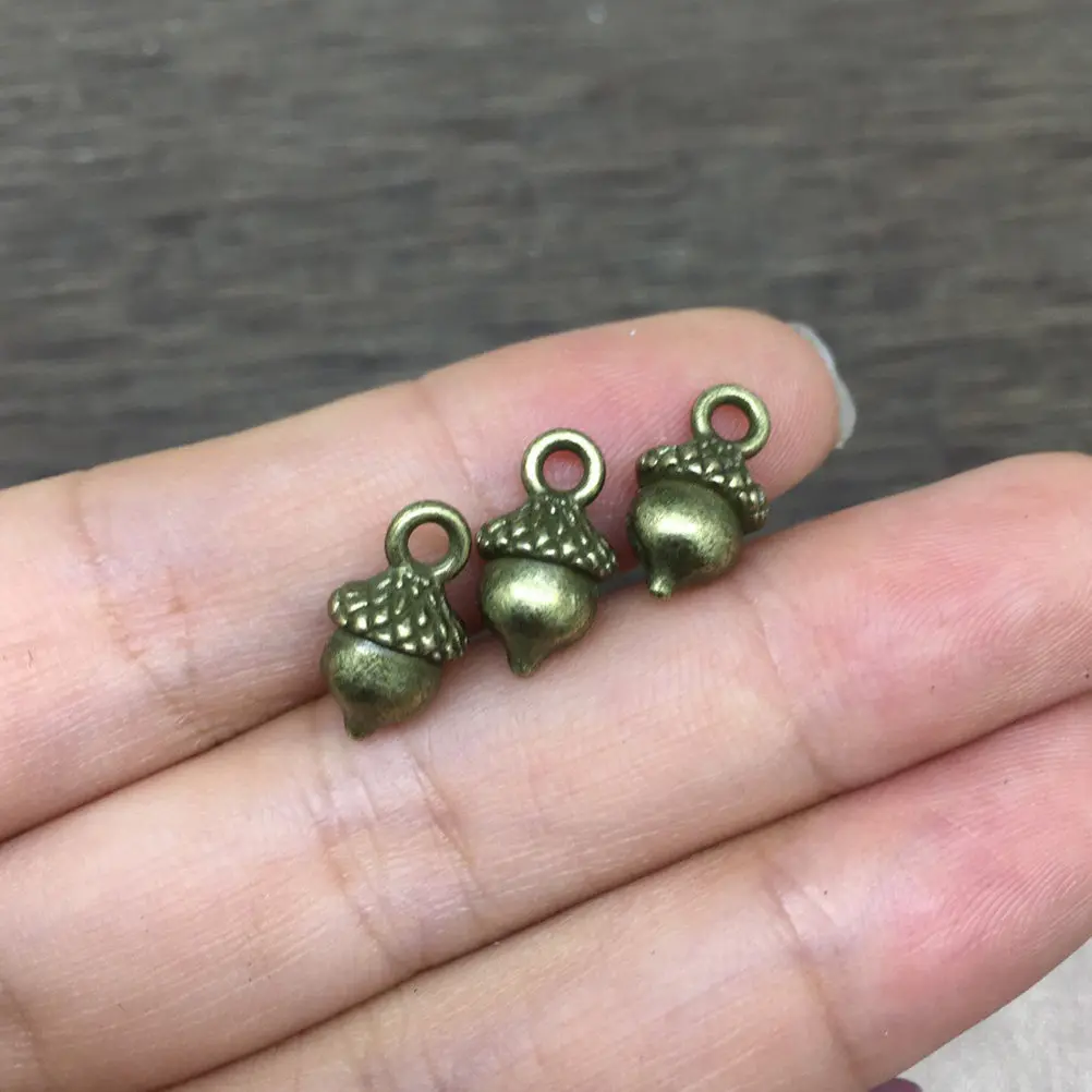 50Pcs Acorn Pine Cone Alloy Pendants Jewelry Making Charms DIY Necklace Bracelet Scrapbooking Crafting Accessories
50Pcs Acorn Pine Cone Alloy Pendants Jewelry Making Charms DIY Necklace Bracelet Scrapbooking Crafting Accessories