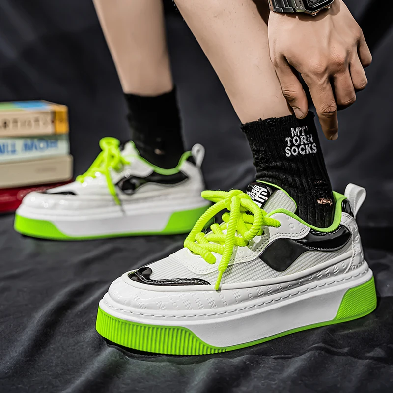 2025 Summer New Wear-resistant Anti-slip Thick Sole Increase Comfortable Outdoor All Fashion Leather Trend Casual Board Shoes
2025 Summer New Wear-resistant Anti-slip Thick Sole Increase Comfortable Outdoor All Fashion Leather Trend Casual Board Shoes