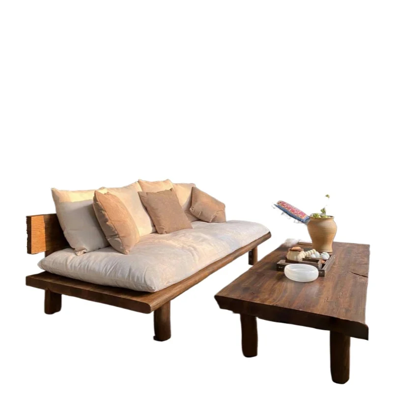 wabi-sandy wind log straight row pine sofa, living room solid wood sofa chair, lazy and relaxed old bed and breakfast furniture
wabi-sandy wind log straight row pine sofa, living room solid wood sofa chair, lazy and relaxed old bed and breakfast furniture