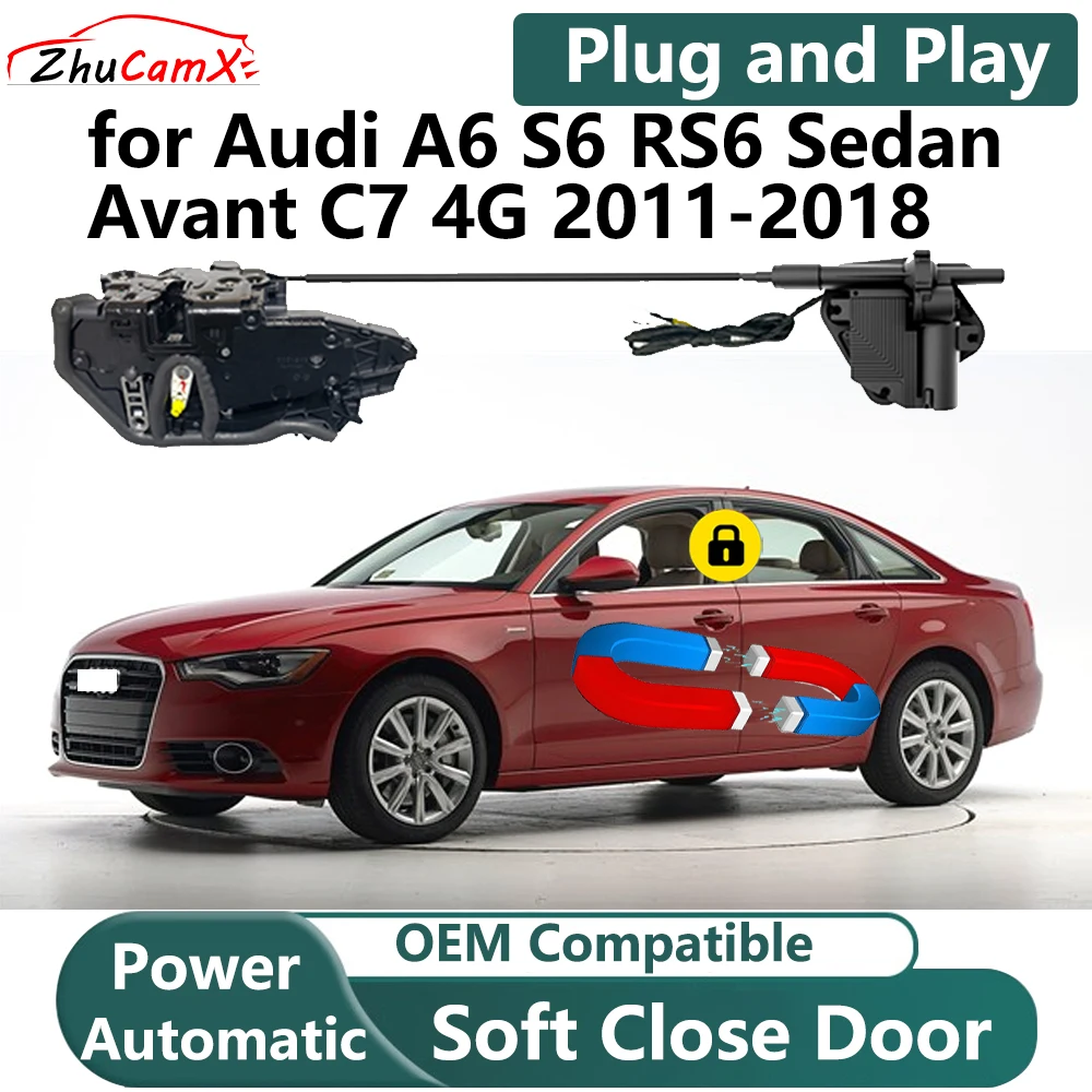 ZhuCamX for Audi A6 S6 RS6 Sedan Avant C7 4G 2011-2018 Car Electric Soft Close Door System Power Closing Door Latch Lock OEM
ZhuCamX for Audi A6 S6 RS6 Sedan Avant C7 4G 2011-2018 Car Electric Soft Close Door System Power Closing Door Latch Lock OEM
