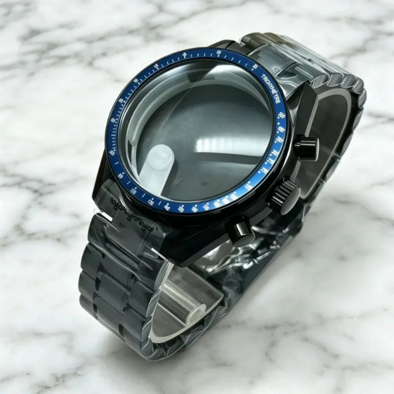 40mm 316L stainless steel speed master case suitable for VK63 quartz movement fit 32.5mm watch dial Chronograp
40mm 316L stainless steel speed master case suitable for VK63 quartz movement fit 32.5mm watch dial Chronograp