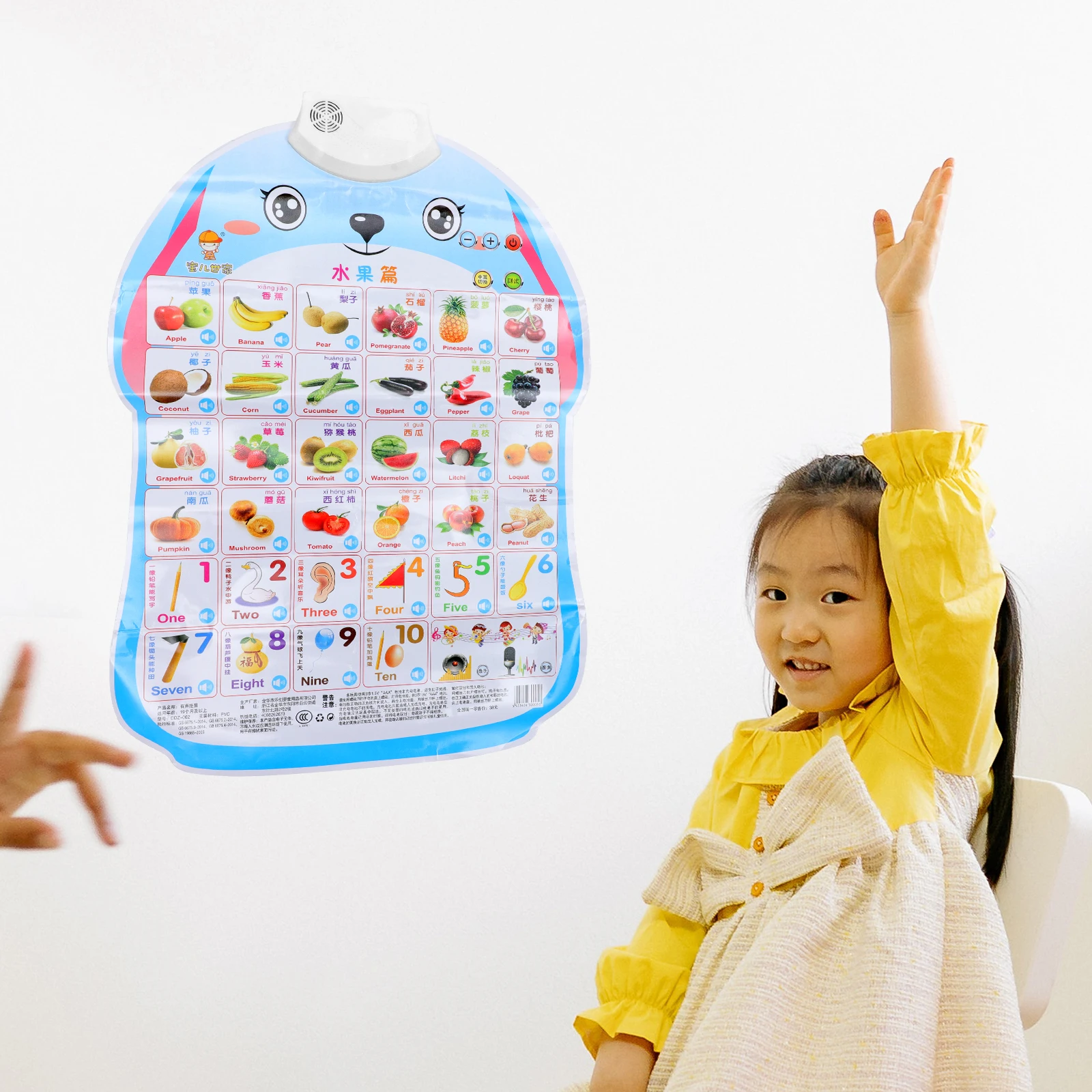English Early Education PVC Wall Chart Kids Toy Interactive Poster Toddlers Learning Phonics Kindergarten Educational Aids
English Early Education PVC Wall Chart Kids Toy Interactive Poster Toddlers Learning Phonics Kindergarten Educational Aids
