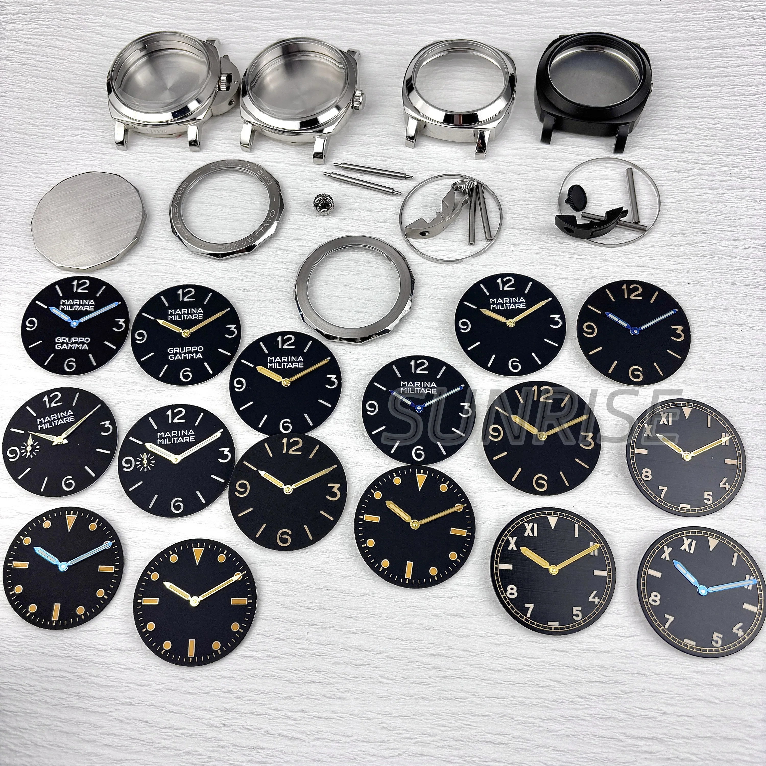 High Quality Vintage Case Retro 47mm Stainless Steel Watch Case Dial 10ATM Waterproof for PAM 6152 ETA6497/6498/ST3600 Movement
High Quality Vintage Case Retro 47mm Stainless Steel Watch Case Dial 10ATM Waterproof for PAM 6152 ETA6497/6498/ST3600 Movement