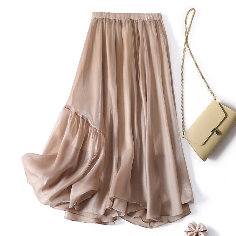 New Pleated Skirt High Waist Irregular Hem Flouncing Women Long A-line Large Skirt Women Fashion
New Pleated Skirt High Waist Irregular Hem Flouncing Women Long A-line Large Skirt Women Fashion