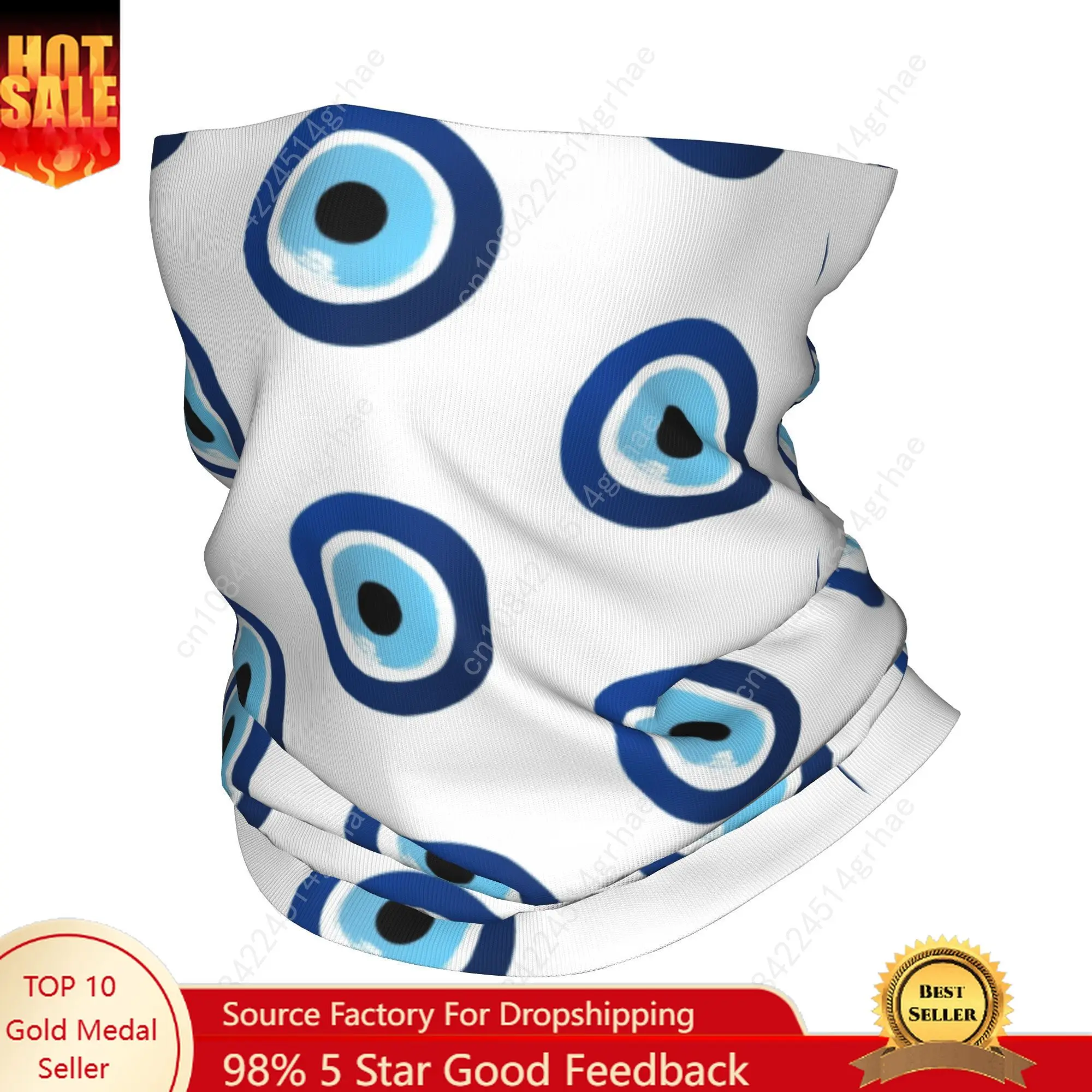 Custom Greek Evil Eye Hamsa Bandana Winter Neck Warmer Windproof Wrap Face Scarf for Nazar Amulet Boho Charm Gaiter Headband
Custom Greek Evil Eye Hamsa Bandana Winter Neck Warmer Windproof Wrap Face Scarf for Nazar Amulet Boho Charm Gaiter Headband