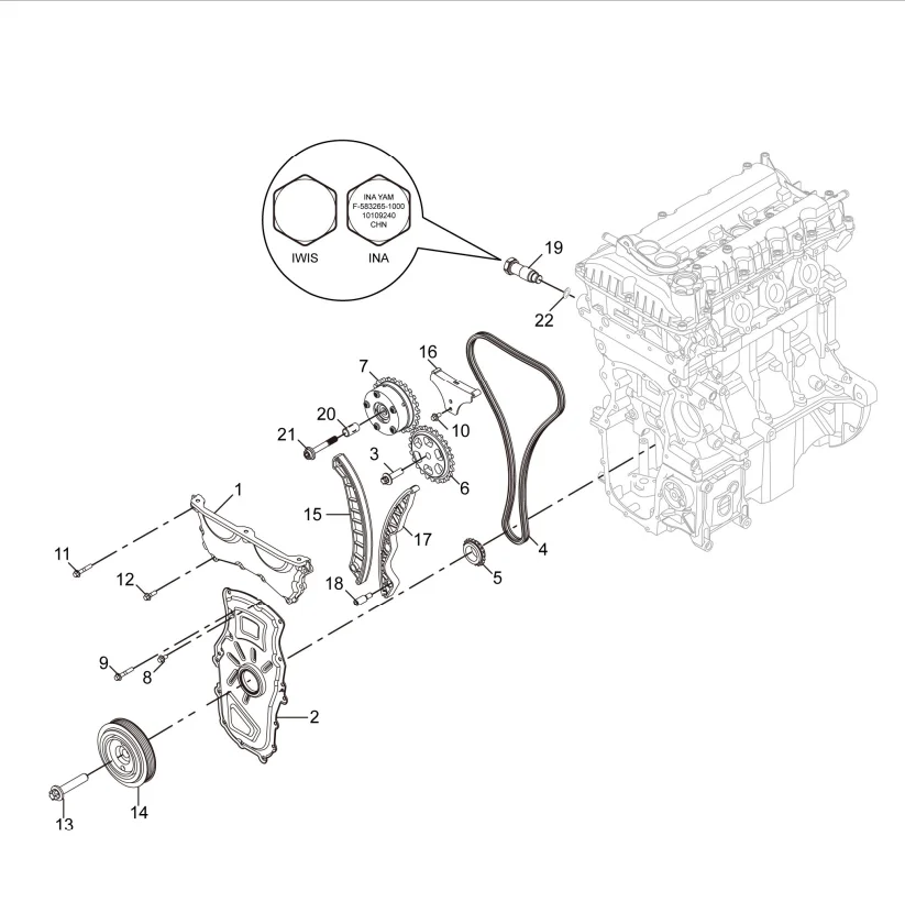 SAIC MOTOR Original Genuine Car Timing Chain OEM 10025619 for MG3 MG5 MGGT
SAIC MOTOR Original Genuine Car Timing Chain OEM 10025619 for MG3 MG5 MGGT