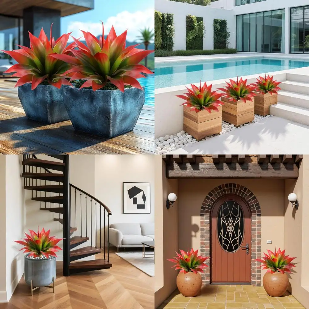 22 Outdoor Artificial Agave Plant for Home & Porch Decor (2 Red Pieces)
22 Outdoor Artificial Agave Plant for Home & Porch Decor (2 Red Pieces)