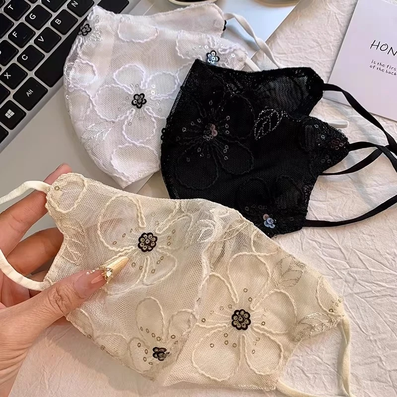 Spring and summer jacquard embroidered floral three-dimensional lace mesh sunscreen, dustproof, UV protection, trendy breathable
Spring and summer jacquard embroidered floral three-dimensional lace mesh sunscreen, dustproof, UV protection, trendy breathable