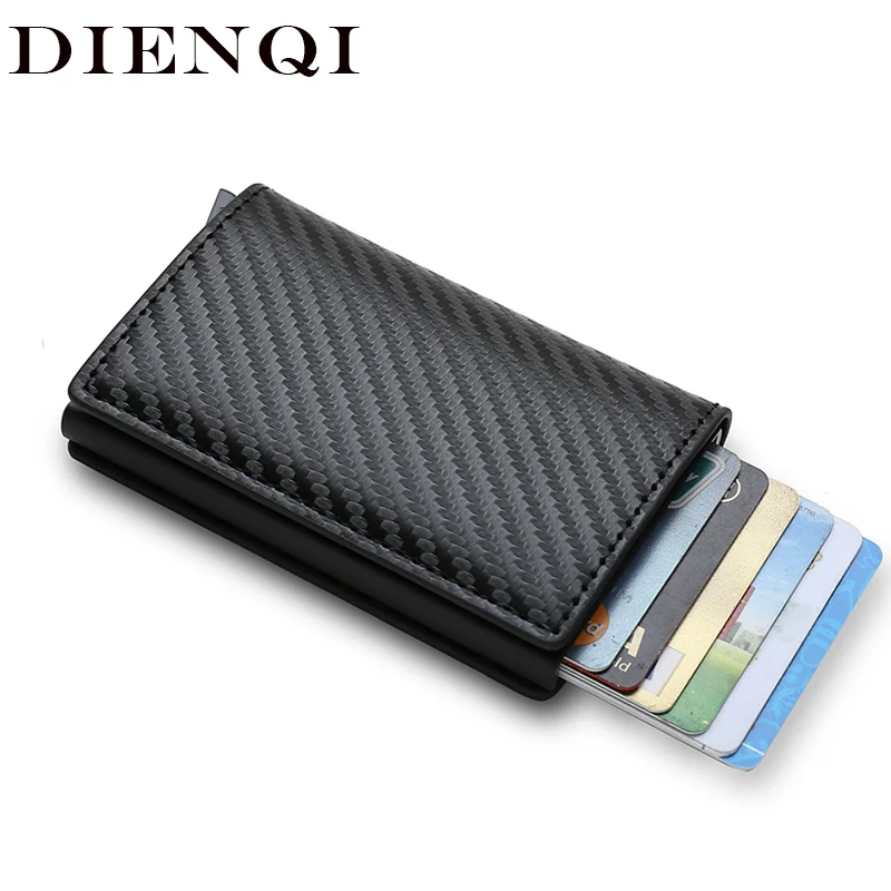 Anti Rfid Carbon Fiber ID Credit Card Holder Men Wallets Mini Automatic Pop up Bank Cardholder Case Minimalist Vallet Choice
Anti Rfid Carbon Fiber ID Credit Card Holder Men Wallets Mini Automatic Pop up Bank Cardholder Case Minimalist Vallet Choice