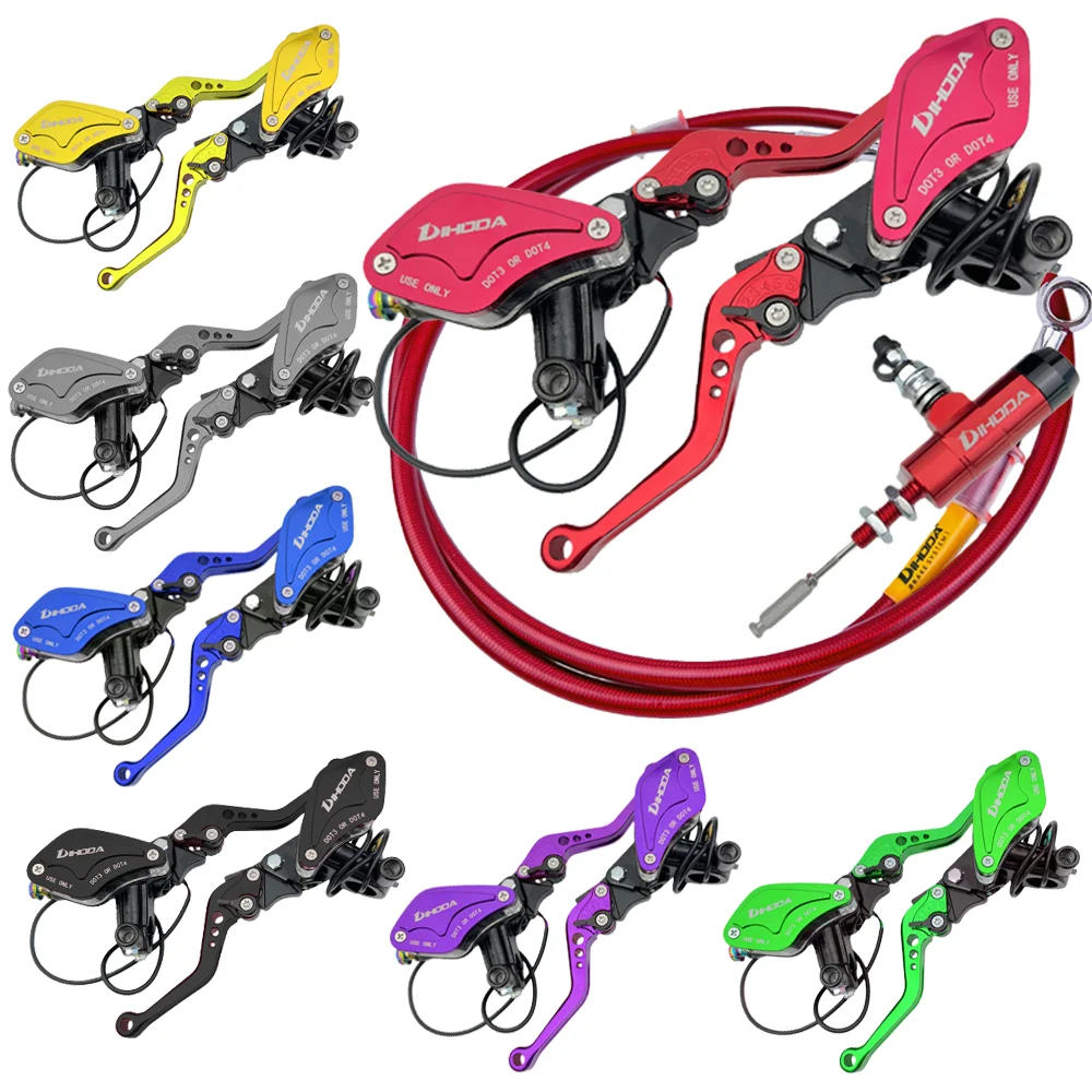 1 Set Complete Motorcycle Brake System Kit 14mm Master Cylinder Pump 6 Level Adjustable Lever 22mm with Caliper and Brake Line
1 Set Complete Motorcycle Brake System Kit 14mm Master Cylinder Pump 6 Level Adjustable Lever 22mm with Caliper and Brake Line