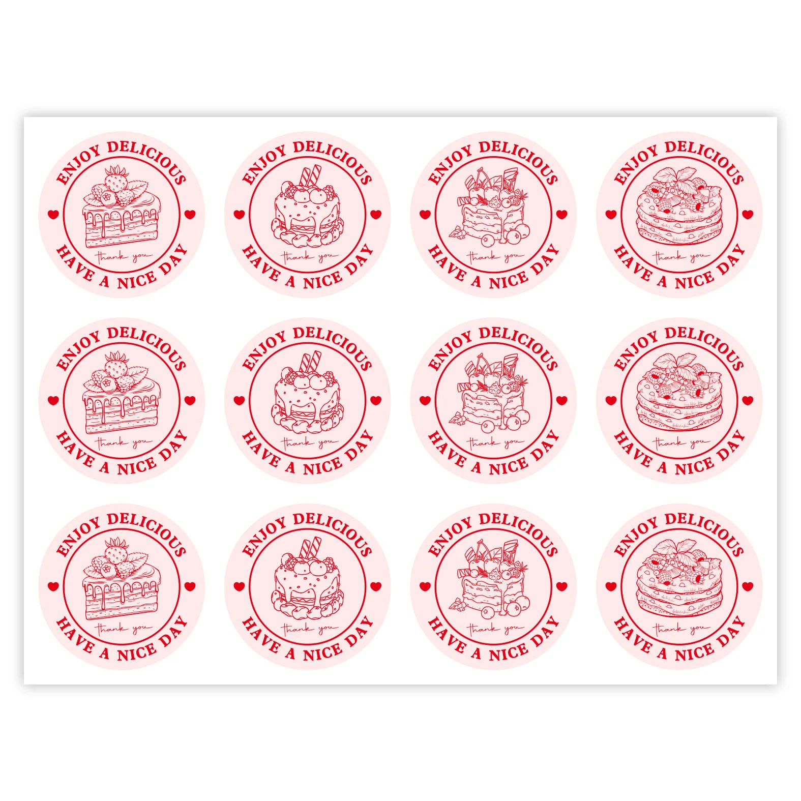 120pcs/pack Pink Round Cake Decorative Sticker For Baking Store Small Business Present, Wedding Birthday Christmas Party Supply
120pcs/pack Pink Round Cake Decorative Sticker For Baking Store Small Business Present, Wedding Birthday Christmas Party Supply