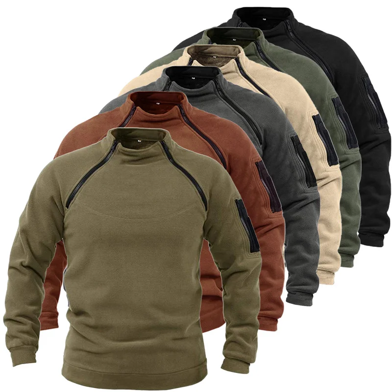 Men's Streetwear Sweatshirt Fleece Winter Zipper Pullover Fashion Men's Solid Color Loose Lamb Thick Jacket Men Clothing
Men's Streetwear Sweatshirt Fleece Winter Zipper Pullover Fashion Men's Solid Color Loose Lamb Thick Jacket Men Clothing