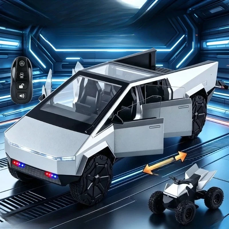 1:24 Remote Control Electric Door Pickup Truck Alloy Car with Pullback Sound and Light Diecast Miniature Voiture Home Decor
1:24 Remote Control Electric Door Pickup Truck Alloy Car with Pullback Sound and Light Diecast Miniature Voiture Home Decor