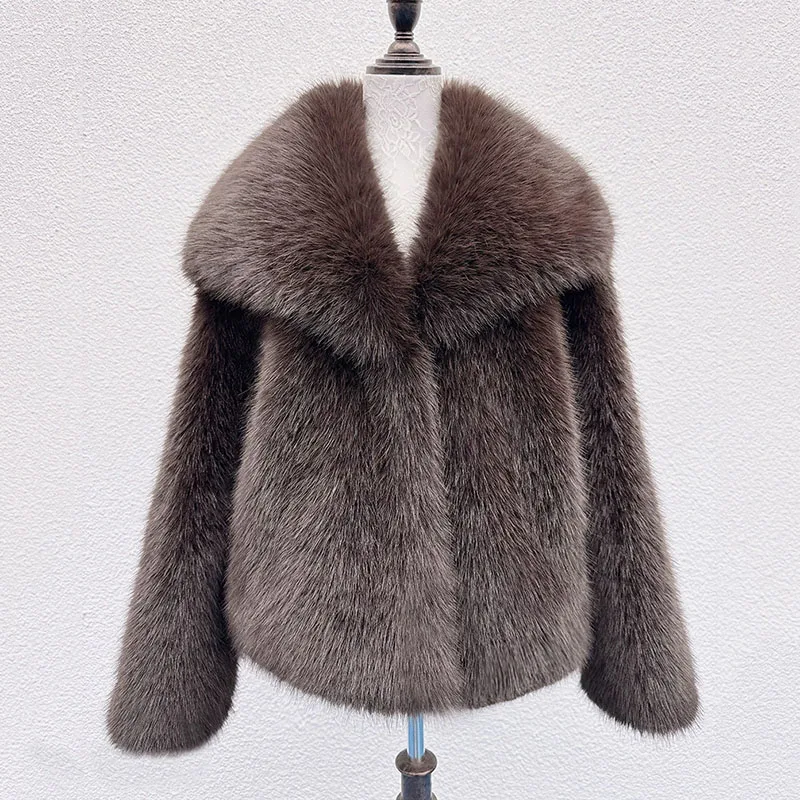 2025 New Winter Women's Fur Coat Fashion Temperament Warm Splicing Lapel Women Fur Coat Fur & Faux Fur Feminine Elegance H326
2025 New Winter Women's Fur Coat Fashion Temperament Warm Splicing Lapel Women Fur Coat Fur & Faux Fur Feminine Elegance H326