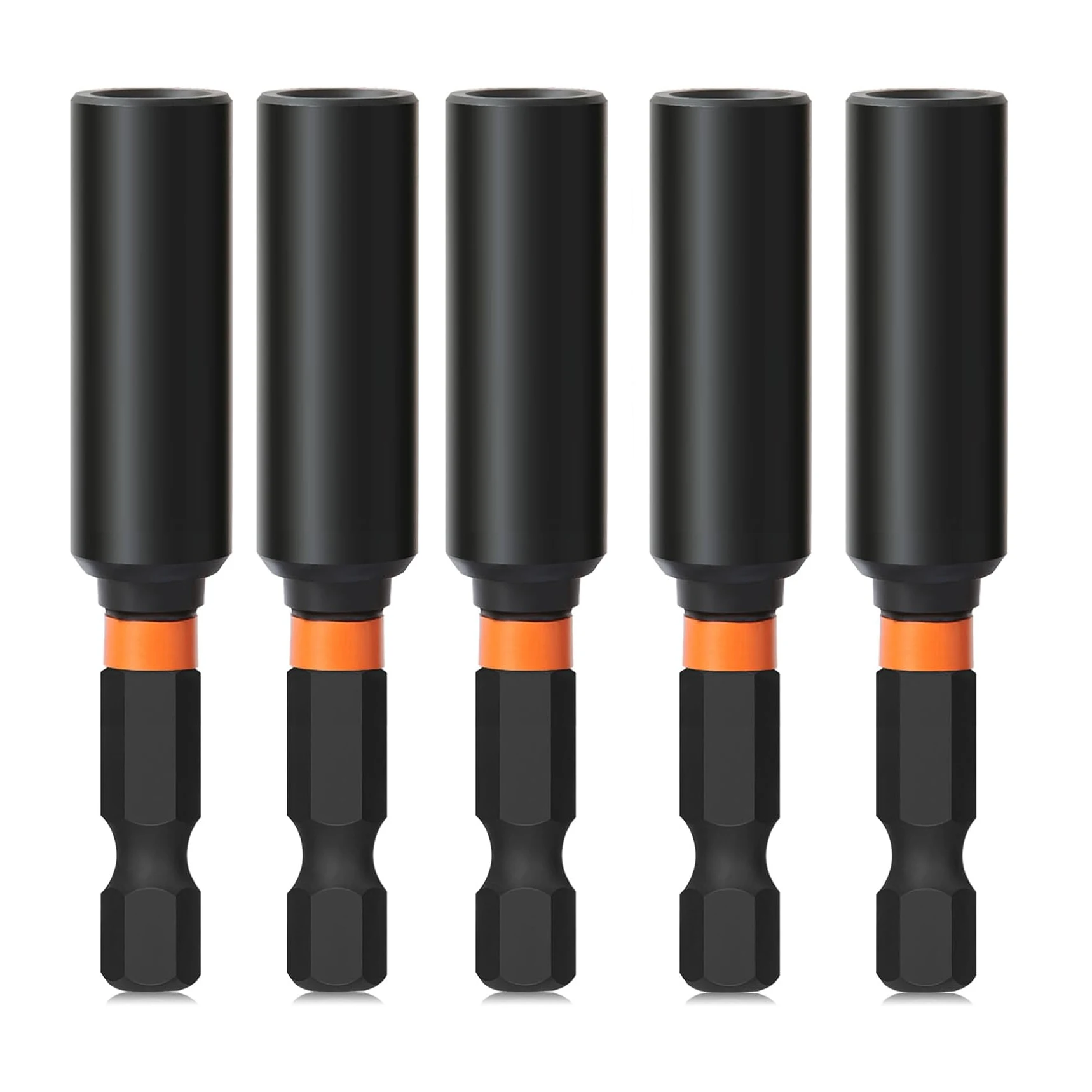 5Pcs Driver Bit Extension 1/4 Inch Quick Release Drill Bit Holder Magnetic Hex Bit Handle for Impact Driver
5Pcs Driver Bit Extension 1/4 Inch Quick Release Drill Bit Holder Magnetic Hex Bit Handle for Impact Driver