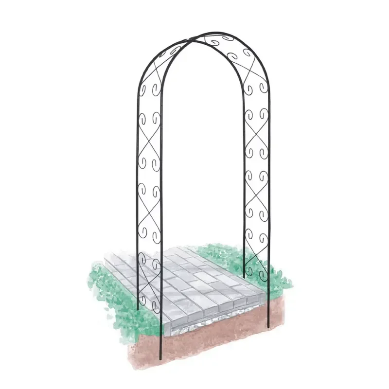 New Outdoor Garden Decor Metal Arch with Flower Stand Base Climbing Support for Plants Roses Vines Vegetables-for Weddings
New Outdoor Garden Decor Metal Arch with Flower Stand Base Climbing Support for Plants Roses Vines Vegetables-for Weddings