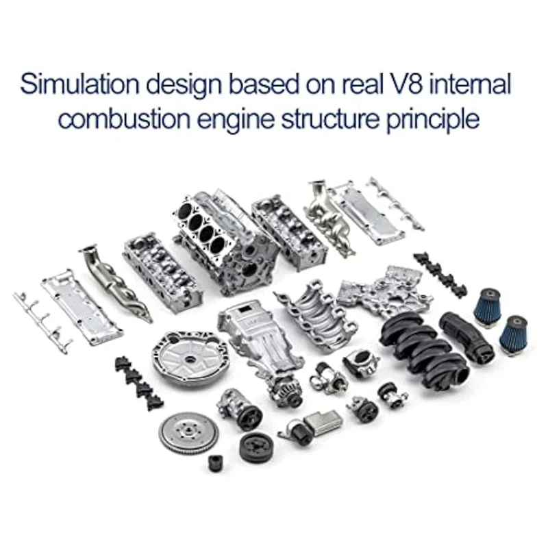 ABWE-Mini V8 Engine Running Kit, Ax90104 Scx10 Second Generation Capra VS4-10 Pro Ultra
ABWE-Mini V8 Engine Running Kit, Ax90104 Scx10 Second Generation Capra VS4-10 Pro Ultra