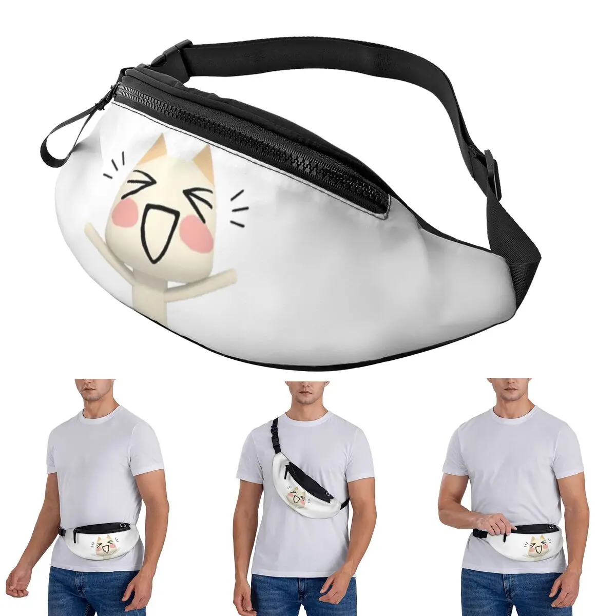 Crossbody Waist Bag Cartoon Animation Toro Inoue Cat 9 Men Women Fanny Pack Travel Running Money Phone Pouch
Crossbody Waist Bag Cartoon Animation Toro Inoue Cat 9 Men Women Fanny Pack Travel Running Money Phone Pouch
