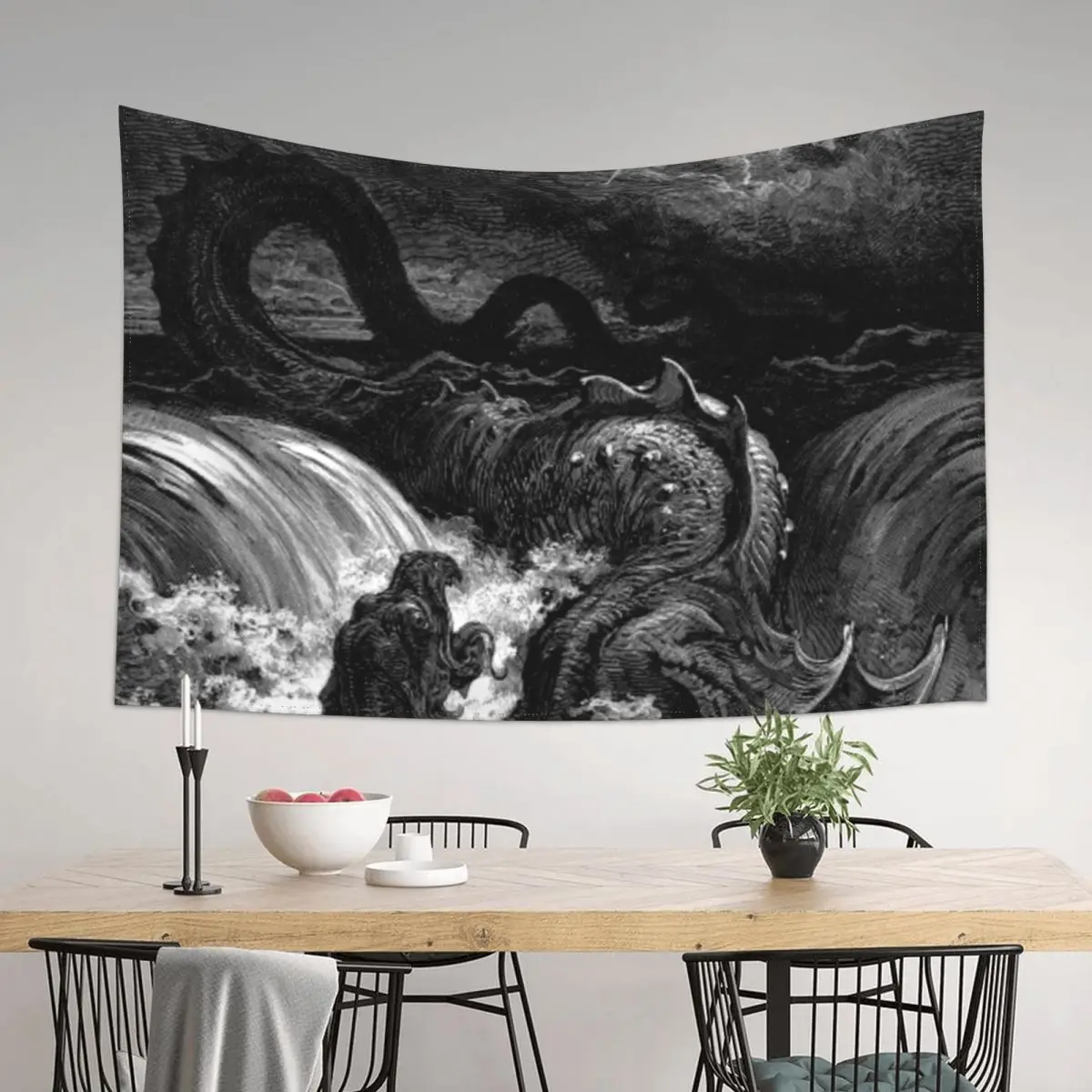 The defeat of leviathan - Gustave Dore Tapestry Decoration Wall Decoration Pictures Room Wall Room Aesthetic Tapestry 
The defeat of leviathan - Gustave Dore Tapestry Decoration Wall Decoration Pictures Room Wall Room Aesthetic Tapestry