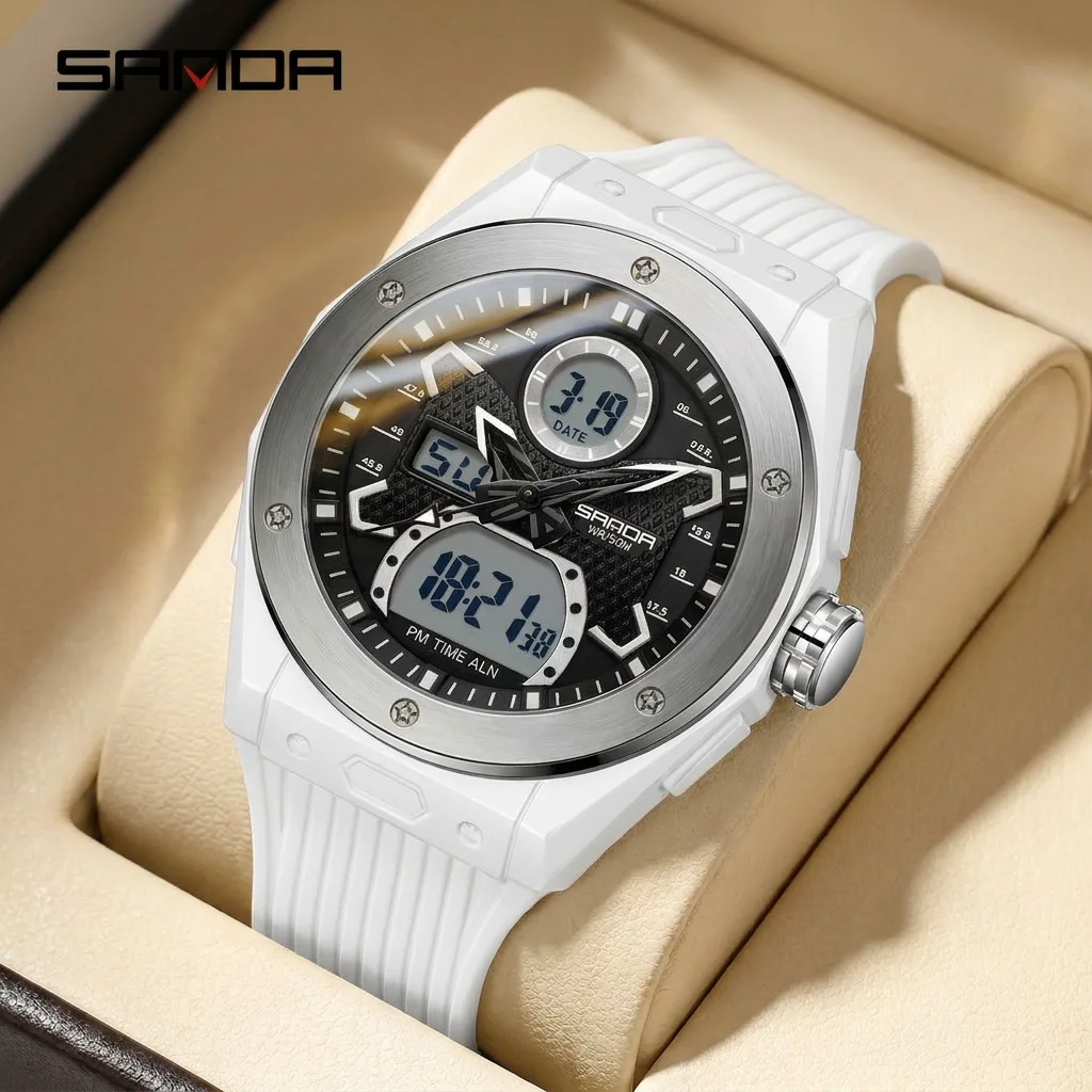1pcs Men's black dial silicone strap vintage fashion classic fashion details Quartz Watch for business party holiday
1pcs Men's black dial silicone strap vintage fashion classic fashion details Quartz Watch for business party holiday