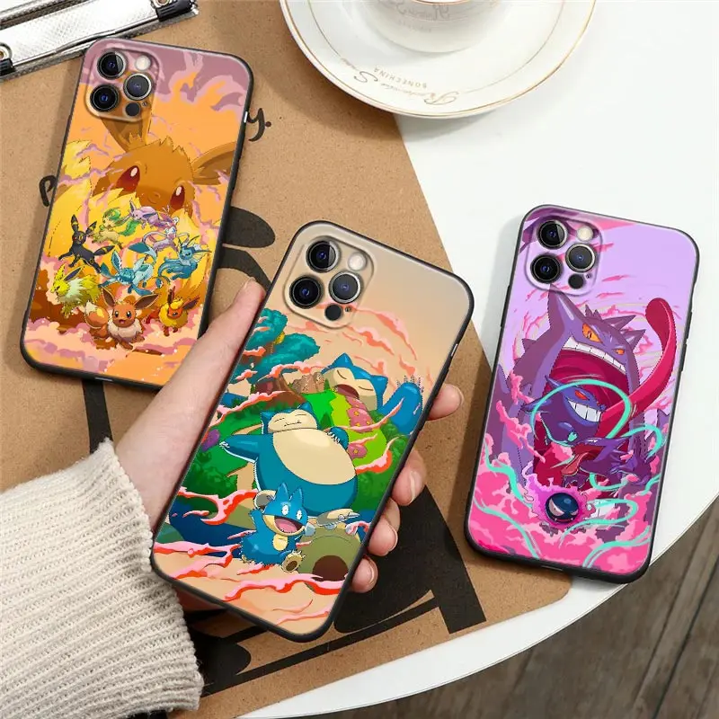 Snorlax Gengar Eevee Anime Pokemon Phone Case For Apple iPhone 16 15 14 13 12 11 Pro Max XR XS Max 7 8 Plus SE2 Back Cover Cases
Snorlax Gengar Eevee Anime Pokemon Phone Case For Apple iPhone 16 15 14 13 12 11 Pro Max XR XS Max 7 8 Plus SE2 Back Cover Cases